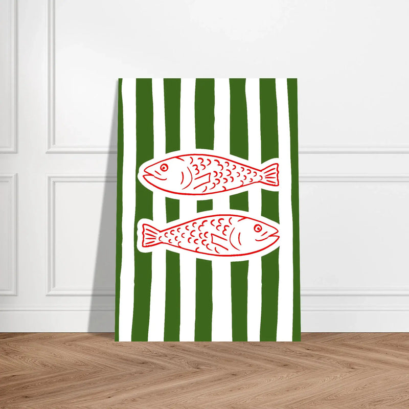 The Fishes by Blank Wall Print Shop