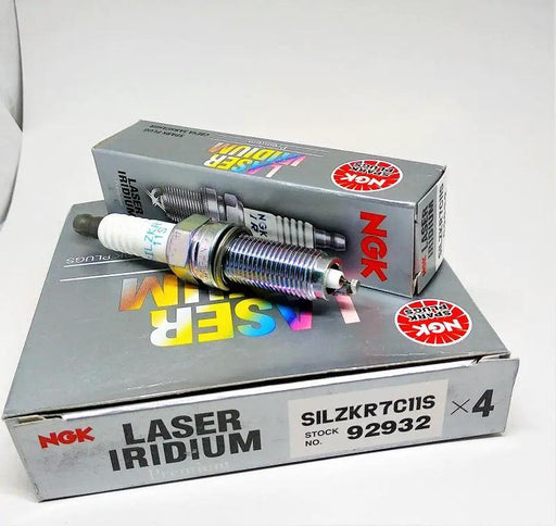NGK SILZKR7C11S 92932 Laser Iridium Spark Plugs for Honda CIVIC 1.8 CR-V 2.0L by JBH AUTO PARTS