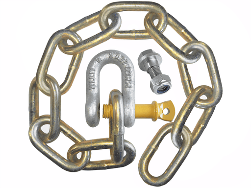 Trojan Trailer Body Hardware 10-Link 8mm Chain & Shackles HT4T MTM - Pair 10-Link 8mm Chain & Shackles HT4T MTM - Pair