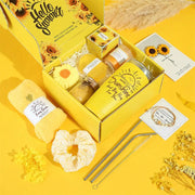 Aroma Sunflower Candle Bath Gift Box by Poppy Gifts
