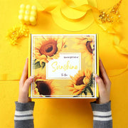 Aroma Sunflower Candle Bath Gift Box by Poppy Gifts