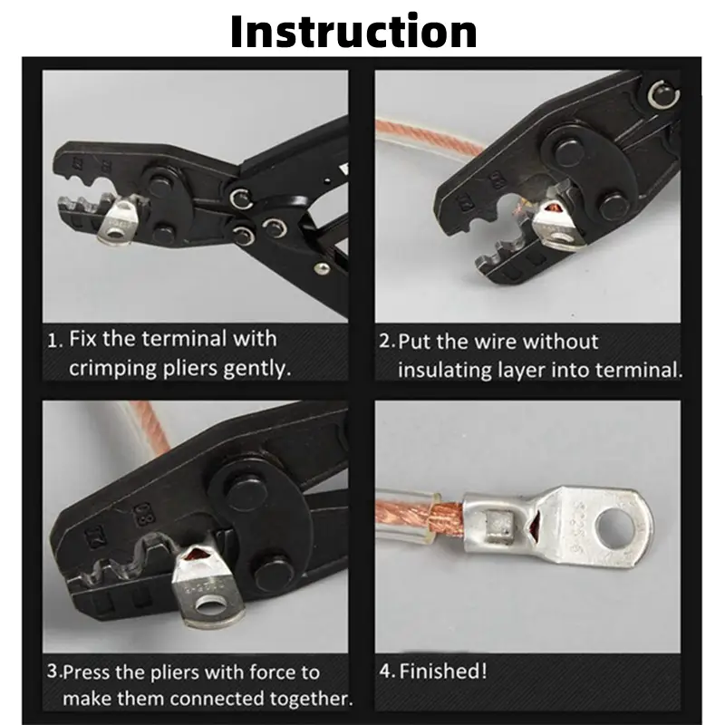Battery Copper Crimp Terminals Cable Lug by salelink.co.nz