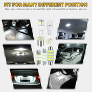 42Pcs Car Interior Combo LED Map Dome Door Trunk Light Bulbs White by salelink.co.nz