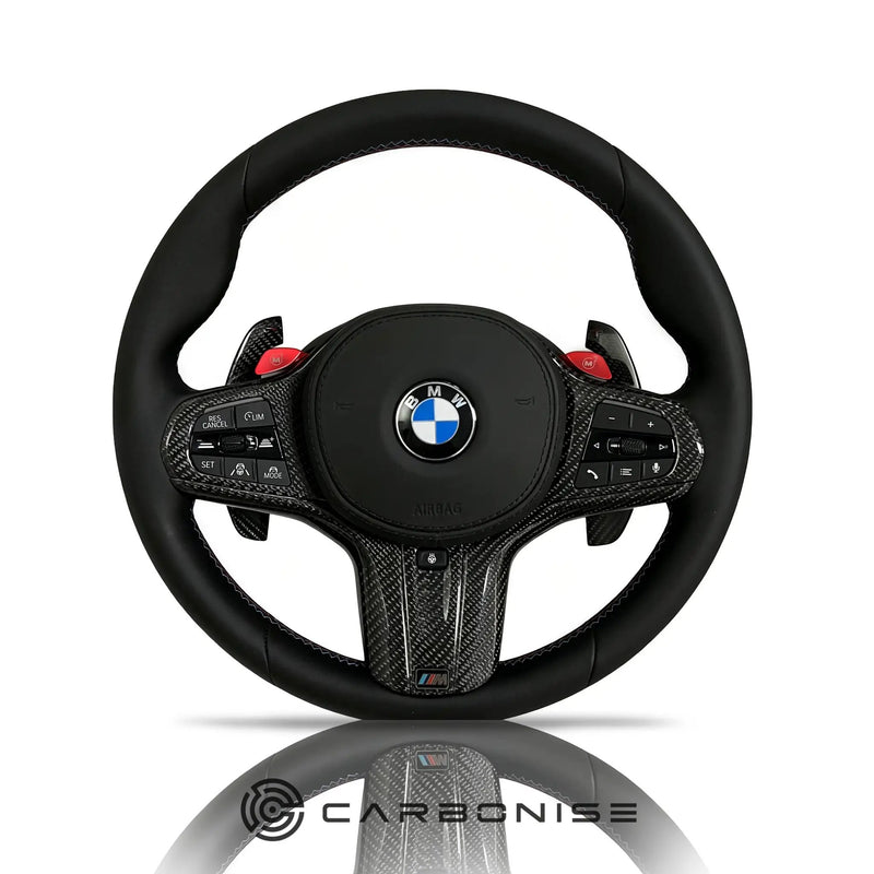 BMW Steering Wheel (Full Leather) #7 by CARBONISE