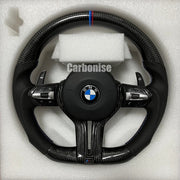 BMW Steering Wheel (Carbon Fiber+Perforated Leather) @8 by CARBONISE