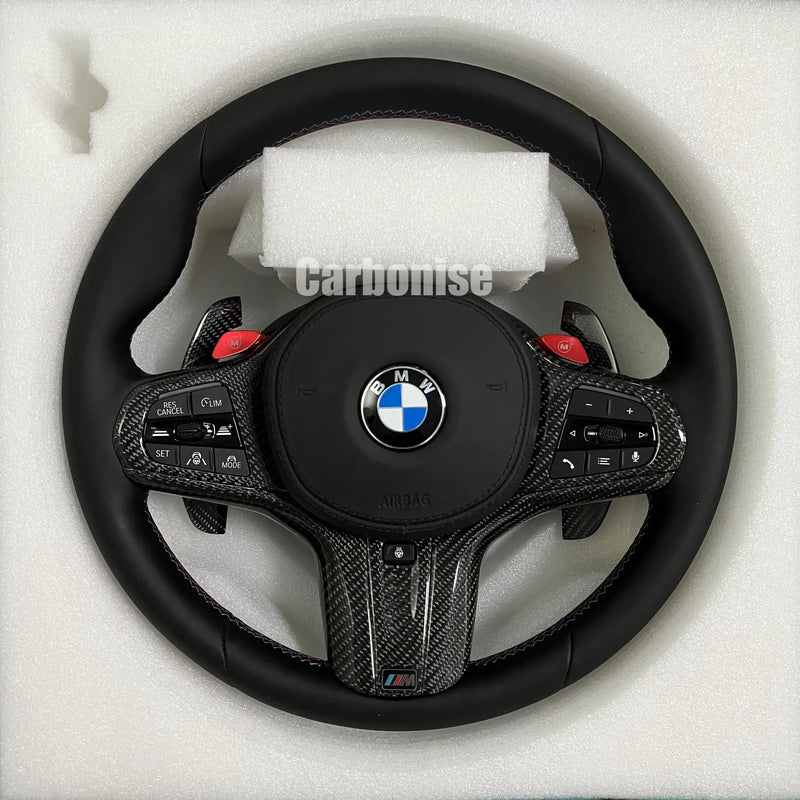 BMW Steering Wheel (Full Leather) #7 by CARBONISE