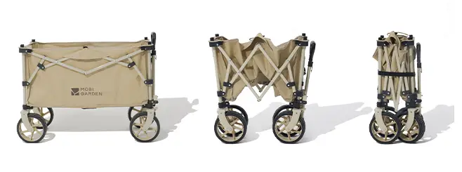 MOBI GARDEN Outdoor Camping trolley - Portable, Four-Way Folding, 200L Capacity Utility Cart MGD5133 by ECOTREK