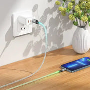 BroDeals USB Charging Cable Colorful LED USB Cable - Lightning Colorful LED USB Cable - Lightning