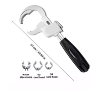 Multifunction Adjustable Double-ended Wrench Bathroom Water Pipe Spanners Tool by salelink.co.nz