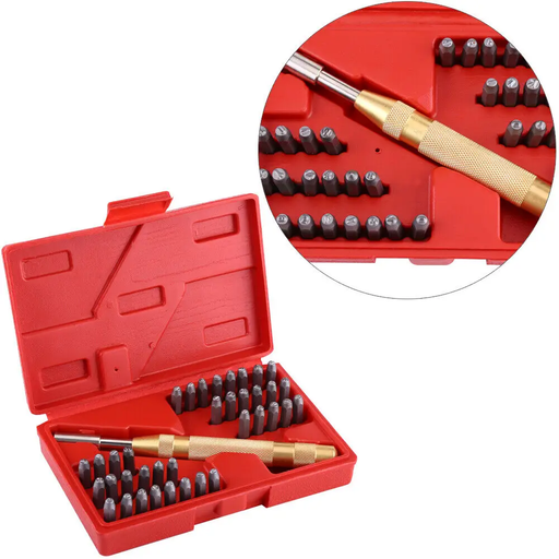 38pcs Letter Number Punch Set by salelink.co.nz