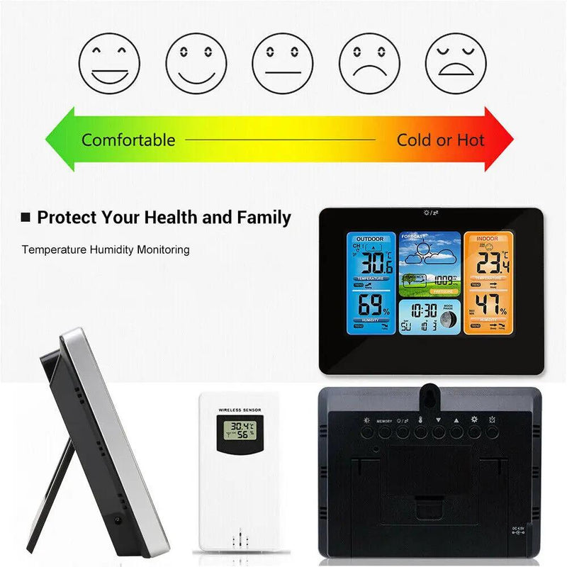 Weather Station Black by salelink.co.nz