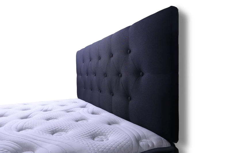 Fenland Headboard Black Double by sue-e furniture