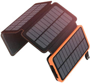 Solar Power Bank with 4 Panels 25000mAh by salelink.co.nz