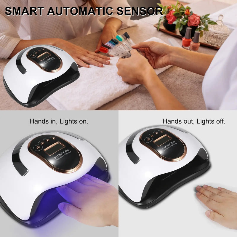 New 168W UV LED Nail Lamp by salelink.co.nz
