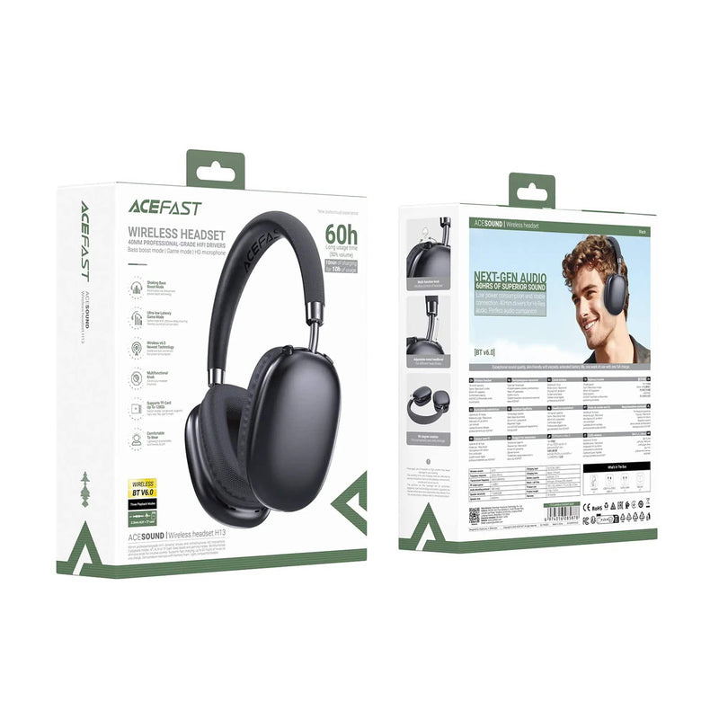 Premium Wireless Headset with 60-Hour by BroDeals