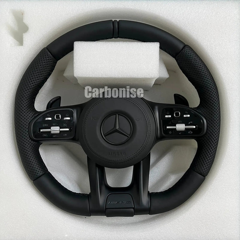 Mercedes-Benz Steering Wheel (Full Leather) #08 by CARBONISE
