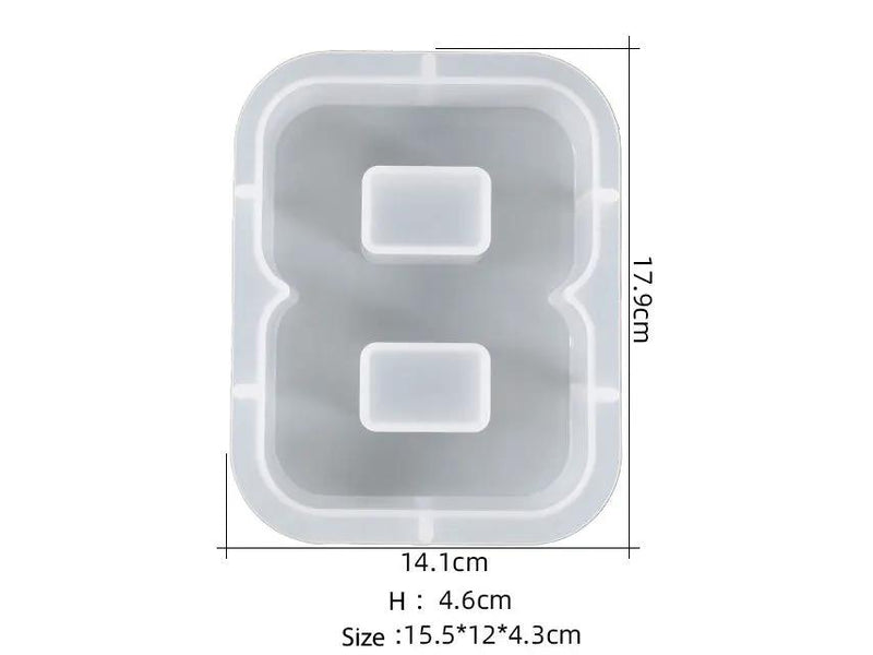Number Moulds - Individual - Super Large by Resin Art NZ