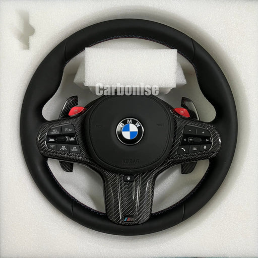 BMW Steering Wheel (Full Leather) #7 by CARBONISE