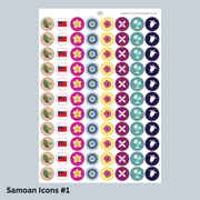 PELE Stickers Samoan Culture Education Stickers Pack 10 Sheets For Classroom Use Samoan Culture Stickers Pack 10 Sheets For Class