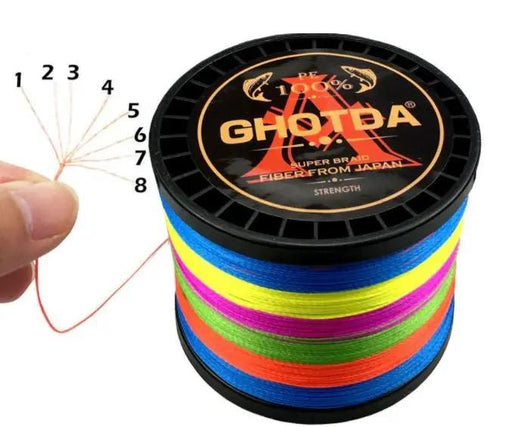 8 Stand 500m 60lb Ghotda Fishing Braid by NZ Diver