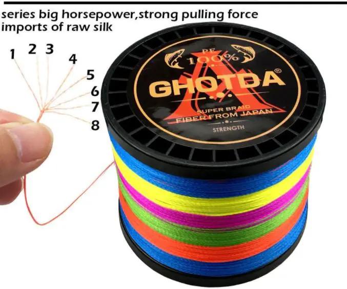 80lb x 500m 8 strand Ghotda Fishing Braid by NZ Diver
