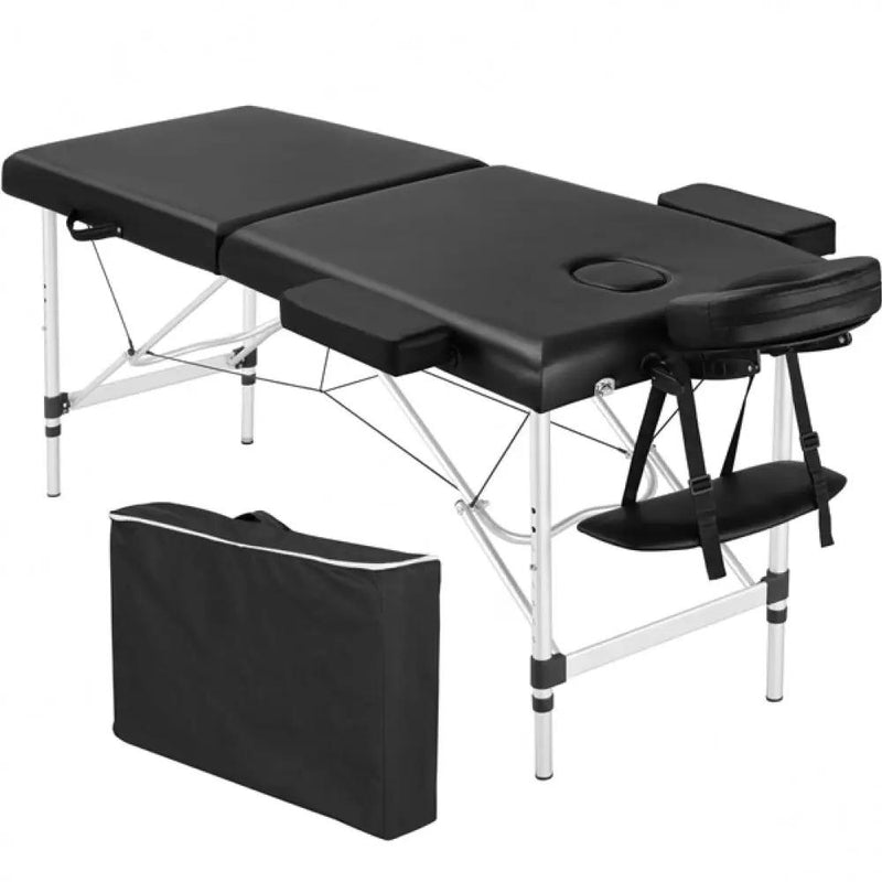 Adjustable Massage Bed Folding Salon Bed Massage Couch by Yaheetech