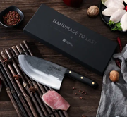 Broad Cleaver Hand-forged High Carbon Chef's Knife Clever Chef Knife by China Dropship