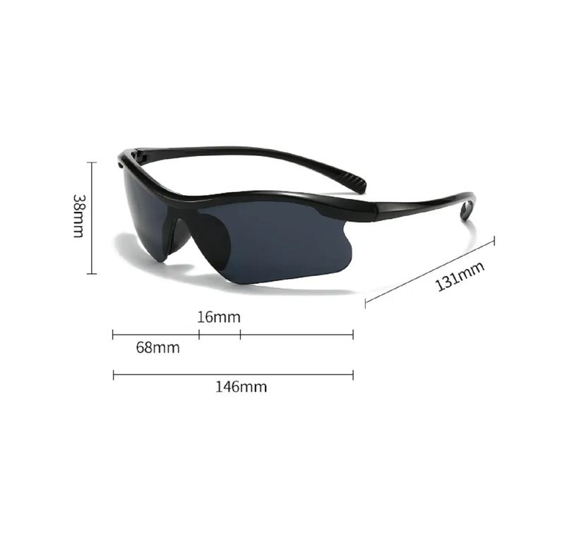 Ecotrek Shooting Glasses – Anti-Impact & UV Protection, Polycarbonate Frame, Unisex HD09-21 by ECOTREK