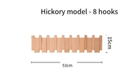 Simplicity Piano Key Wall Coat Rack Three Hook Wood Decor by Action Outdoors Limited