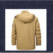 Men's Hooded Cotton Jacket — Removable Velvet Lining | Casual Winter Coat by Mead's Supply & Equipment Outfitters limited