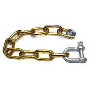 HES NZ LTD Trailer Chains Trailer Chain Set 12Link c/w Stainless Shackle & Washer HES NZ LTD Trailer Chain Set 12Link Stainless Shackle