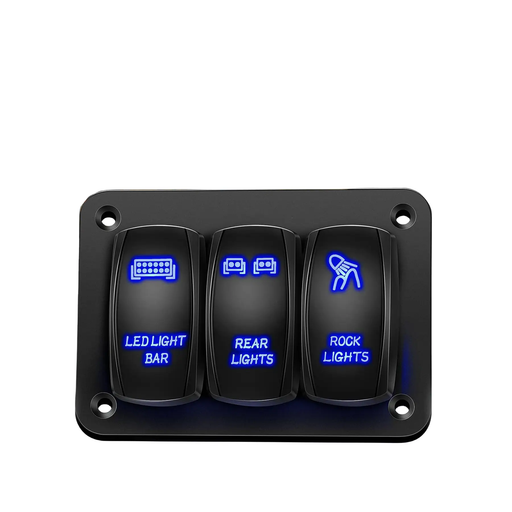 3 Gang Switch Panel by salelink.co.nz