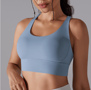 Mead's Supply & Equipment Outfitters limited Women's Activewear Criss Cross High Impact Sports Bra For Women With Supportive Back Straps Criss Cross High Impact Sports Bra for Women