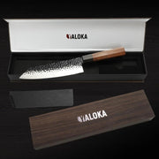 8 Inch Gyuto Knife - Professional Japanese Chef Knife - 3 Layers 9CR18MOV High Carbon Steel - Hand Hammered Blade Kitchen Knife - Santoku Knife by China Dropship