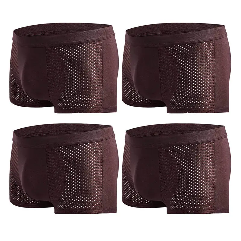 Men's Modal Boxer Shorts — Breathable Mesh Mid-Waist Underwear | Single & 4-Pack by Mead's Supply & Equipment Outfitters limited