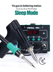LCD Soldering Iron Desoldering 2in1 Station by salelink.co.nz
