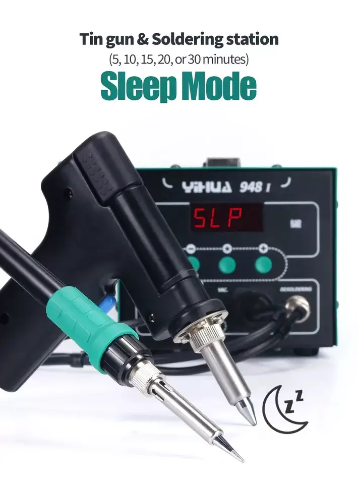 LCD Soldering Iron Desoldering 2in1 Station by salelink.co.nz