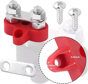 2PCS M8 Battery Junction Block Insulated Power and Ground Battery Junction by salelink.co.nz