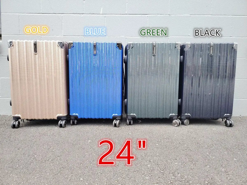 24" Suitcase Cabin Carry on Check in Travel Light Weight Luggage - Gold by dealonline.co.nz