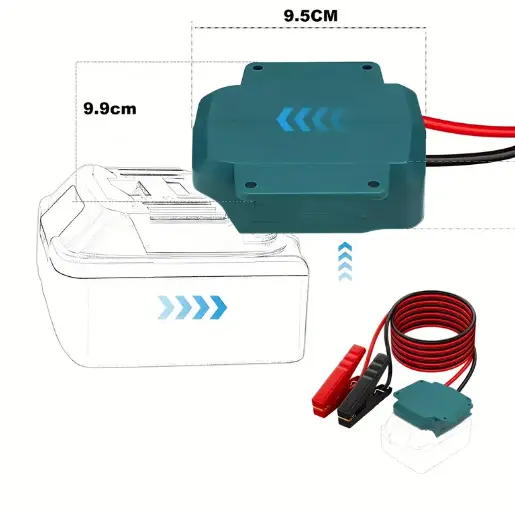 18V Makita 8AWG Jump Starter Cable 1.8m