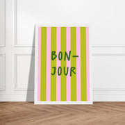 Bonjour by Blank Wall Print Shop