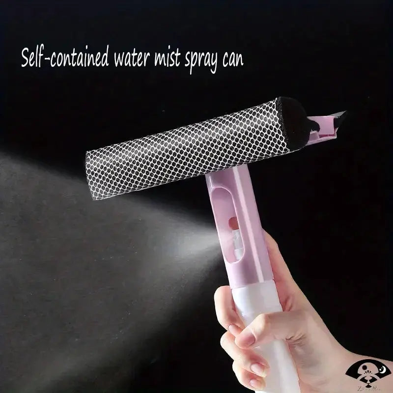 3 In 1 Glass Cleaner With Spray And Double Sided Wiper For Windows by Action Outdoors Limited