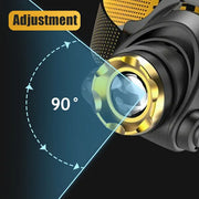 Super Bright LED Headlamp USB Rechargeable Headlight Head Torch Lamp Flashlight by China Dropship