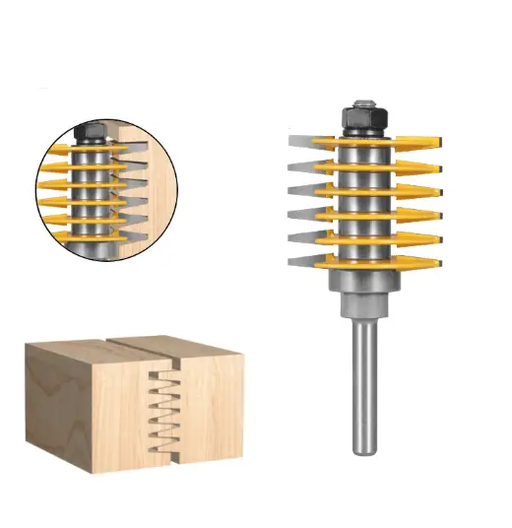 8mm Shank Finger Joint Router Bit Woodworking Cutter by salelink.co.nz