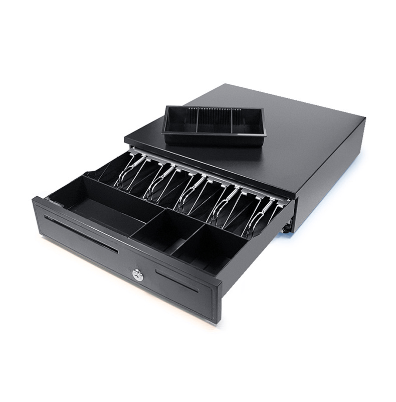 dealonline.co.nz Deal Online NZ 405mm Cash Drawer Cash Till Cash Register Till 405mm Cash Drawer Till 4 Bill and 3 Coin Compartments