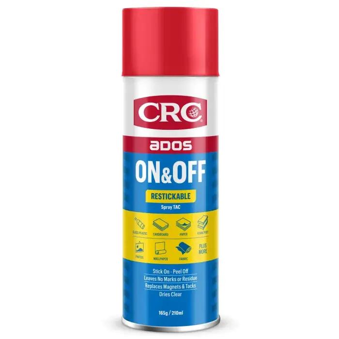 CRC ADOS On & Off 210ml - Restickable Spray TAC