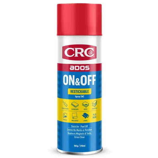 CRC ADOS On & Off 210ml - Restickable Spray TAC