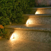 Habicare Solar LED Step Lights 8 Pack Waterproof Outdoor Deck Stair Lights Solar LED Step Lights 8 Pack Outdoor Pathway Lighting