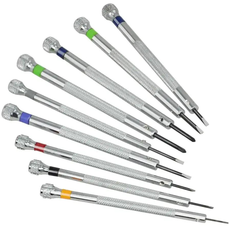9 Piece Precision Screwdriver Set by That Watch Shop