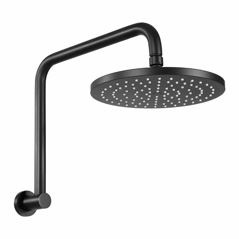 SportZone.co.nz Home & Garden > Bathroom Accessories 9'' Rain Shower Head Overhead High-pressure Swivel Black 9'' Rain Shower Head Overhead High-pressure Swivel Black